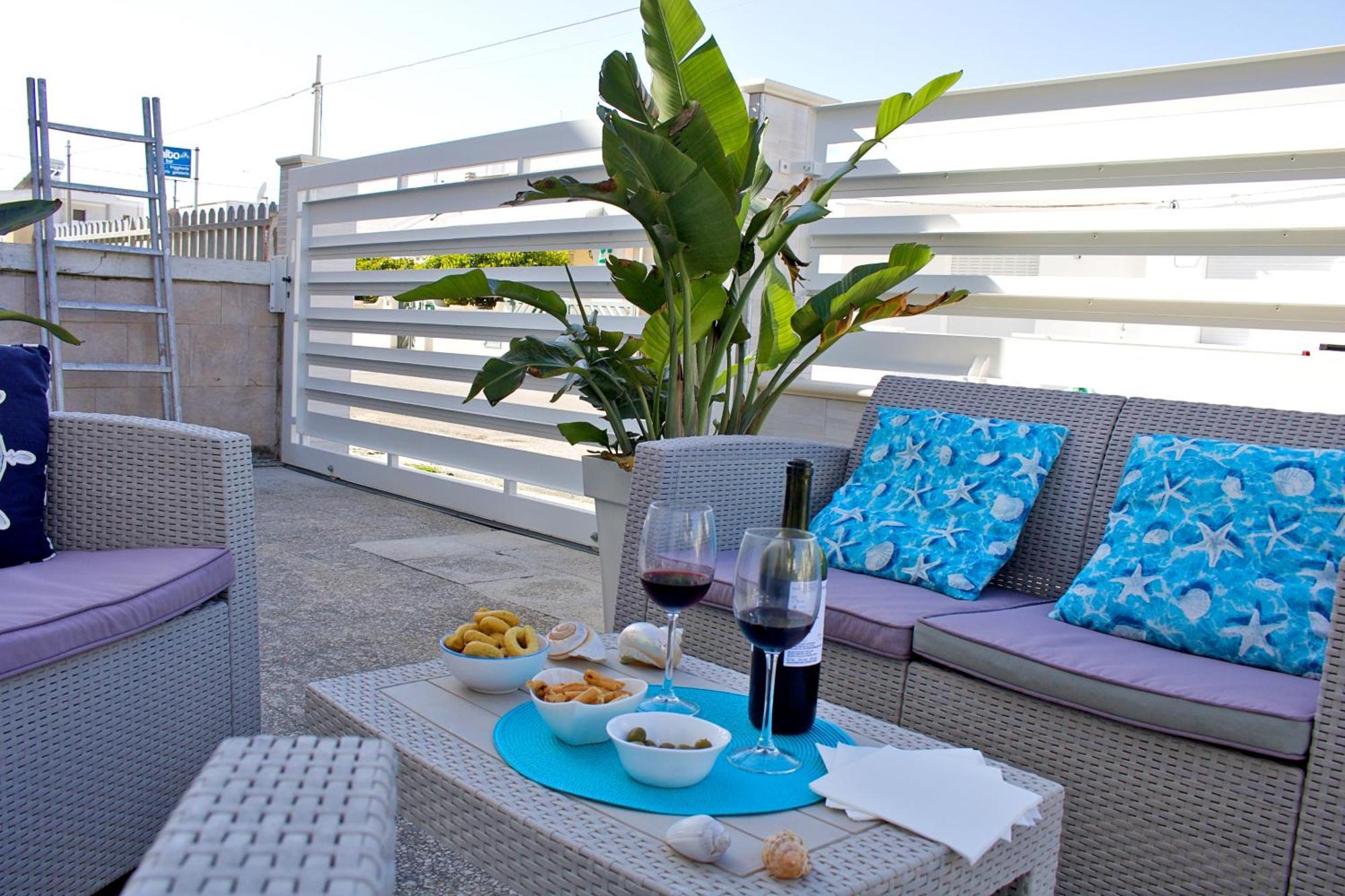 Aria Di Mare Mancaversa - Elegante Appartamento มารีนา ดี มันกาแวร์ซา ภายนอก รูปภาพ