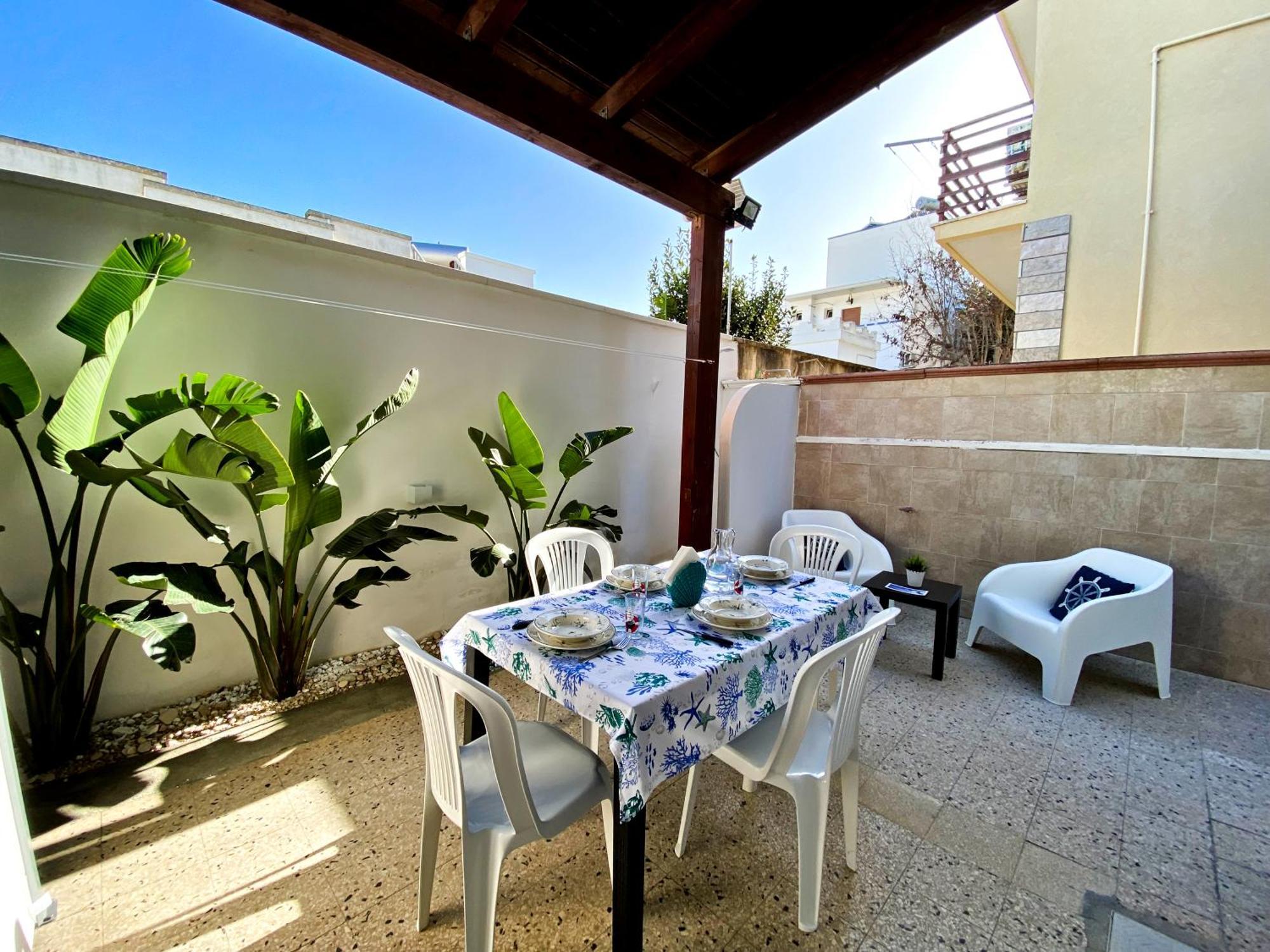 Aria Di Mare Mancaversa - Elegante Appartamento มารีนา ดี มันกาแวร์ซา ภายนอก รูปภาพ